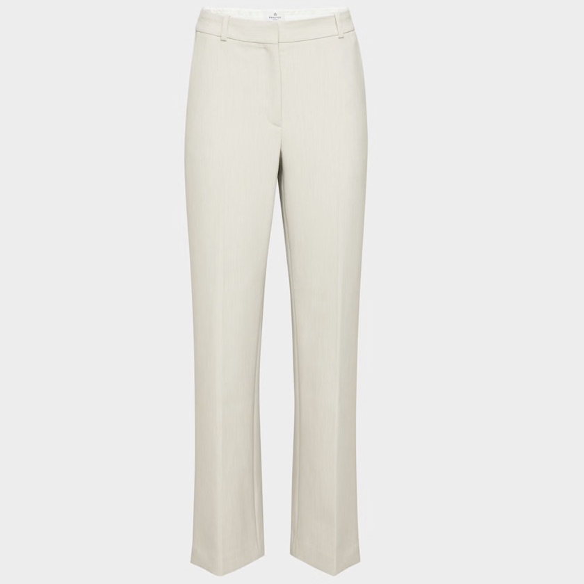 Babaton Straight-Leg Dress Pants In Light Cream
